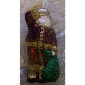 Vintage Patricia Breen Santa Christmas Ornament Sealed